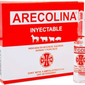 ARECOLINA * 5 ML CAJA * 6 AMPOLL