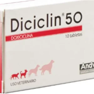 DICICLIN 50 CAJA * 10 TB