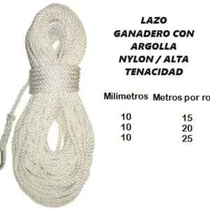 LAZO GANADERO MATIZADO # 10 * 15