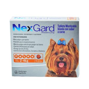 NEXGARD 2- 4 KG * 1 TABLETA