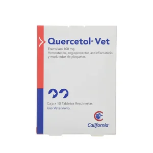 QUERCETOL 100 MG * 10 TABLETAS